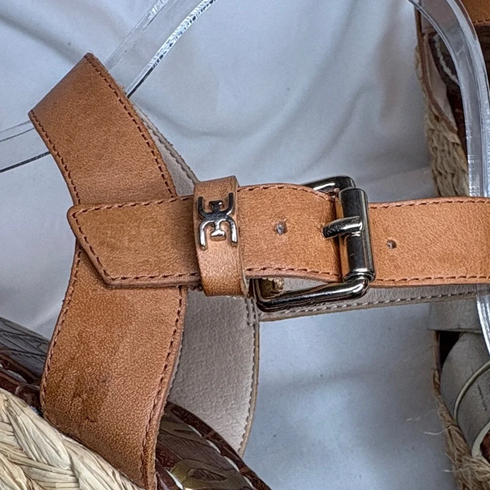 Sam Edelman Darlene Platform Wedge Sandals Size 8.5 - Picture 8 of 14